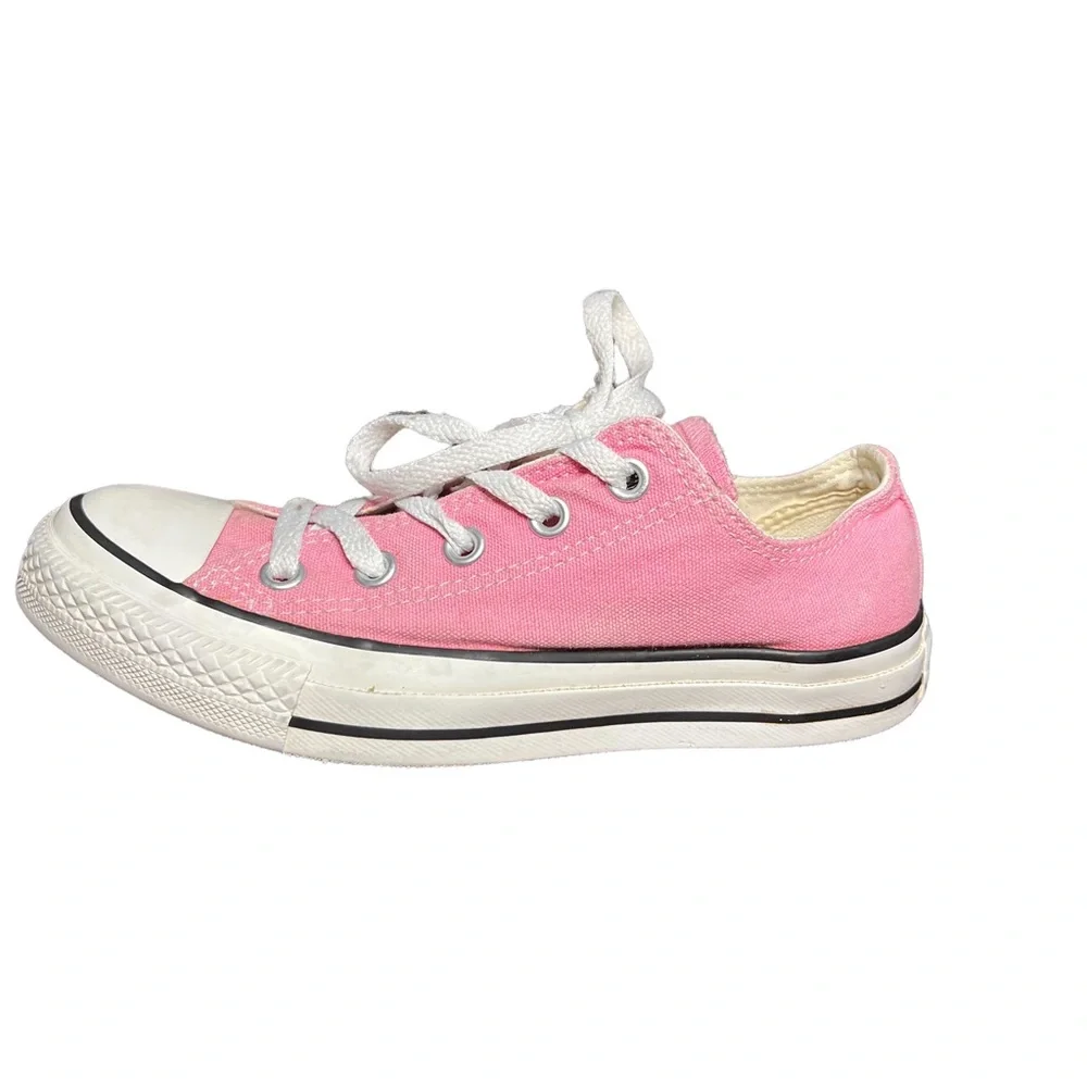Converse Pink and White Athletic Shoes - Picture 6 of 9